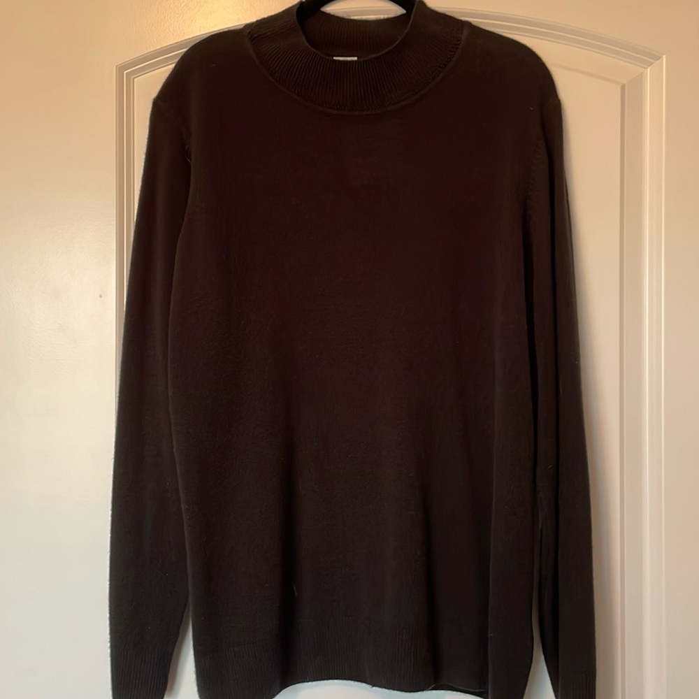 NEW Black Mockneck Sweater